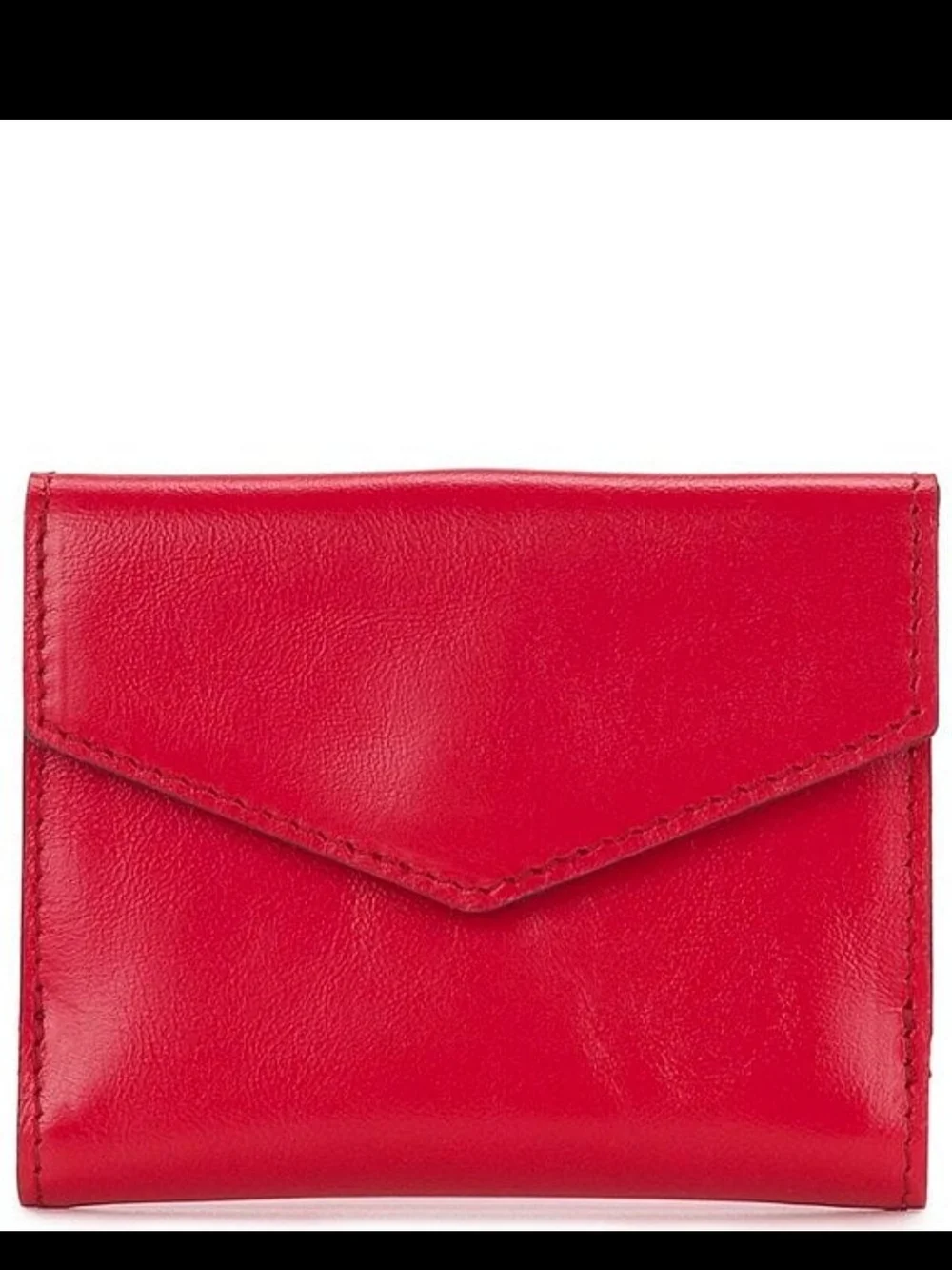 Patricia Nash Strawberry Pink Leather Wallet with Gold Metal Accented Closure.